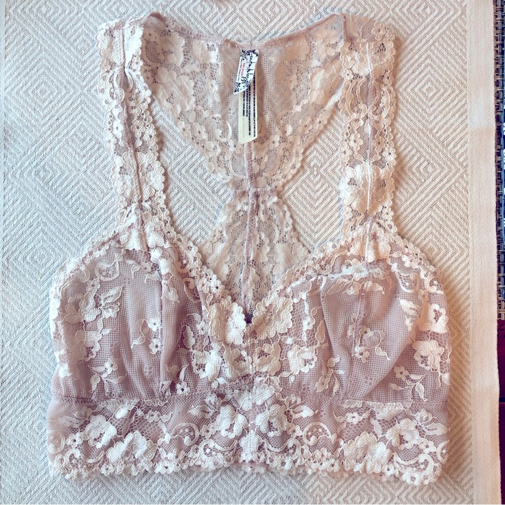 NWT Free People Wild Roses Racerback Bra XS